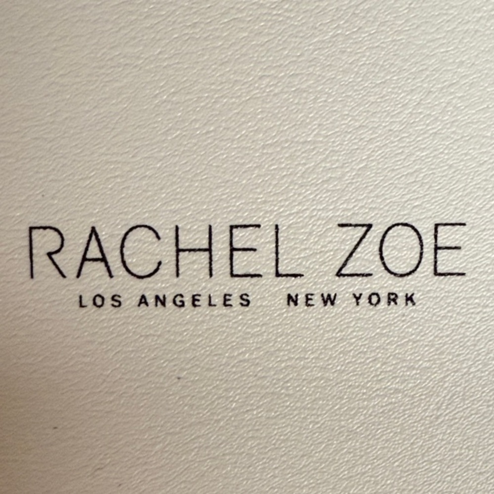 Rachel Zoe Cream Leather Jewelry Accessory Stand